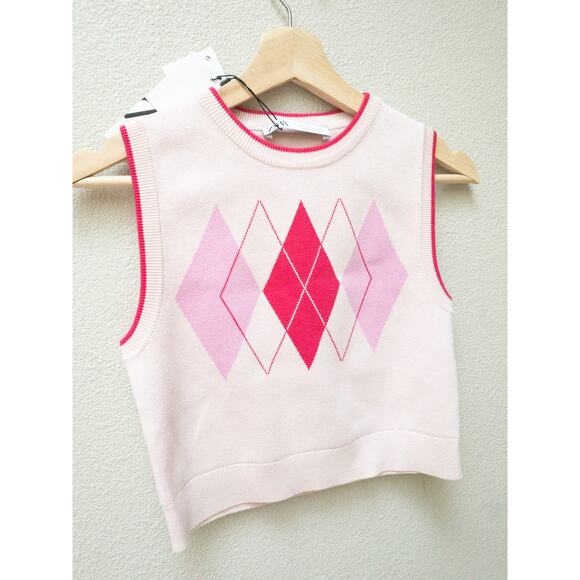 Zara Knit Cropped Vest - Picture 3 of 5